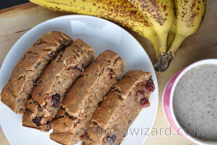 Healthy Banana Bread (Sugar-Free, Fat-Free)