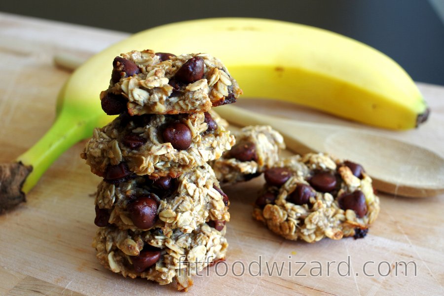 3-Ingredient Banana Oatmeal Cookies without flour, sugar, and eggs