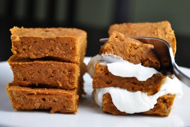 Healthy Pumpkin Squares