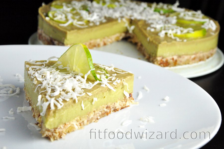 Raw Lime-Avocado Cake (Gluten-Free)