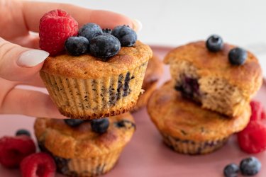 Soft protein muffins (flour and sugar free)
