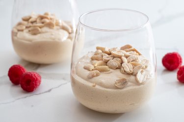 Protein-rich peanut butter mousse