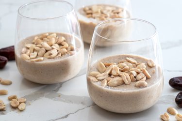 Homemade protein pudding - salted caramel (made from 5 ingredients)