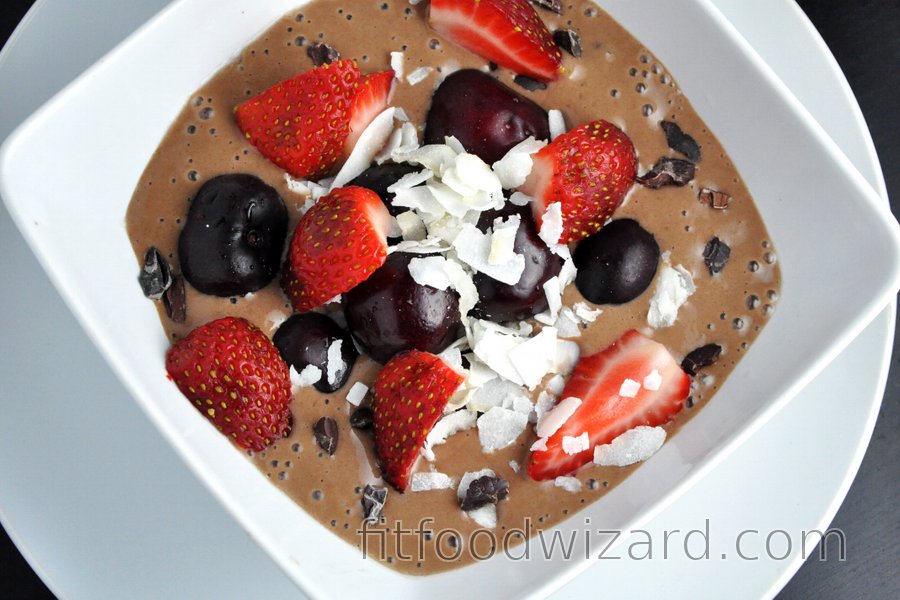 Healthy Cocoa Ice Cream (Gluten-Free, Sugar Free)