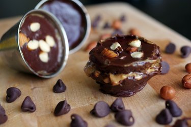 Chocolate Cups with Peanut Butter Filling