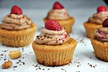 Almond Cupcakes with Coffee-Cashew Cream (Gluten-Free)