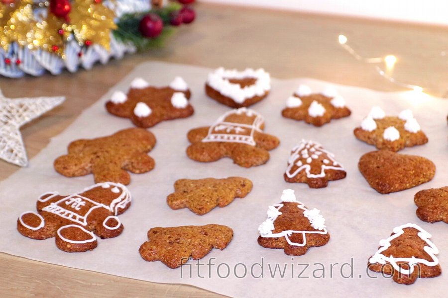 Protein Flourless Gingerbread Cookies