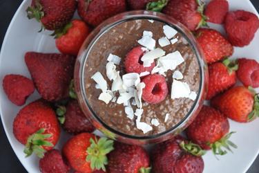 Healthy Chocolate Chia Pudding