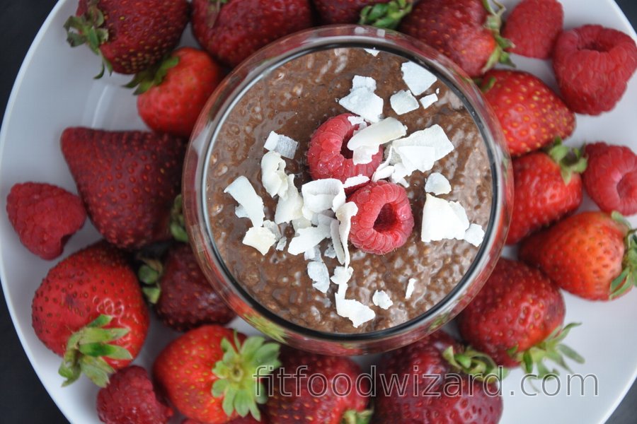 Healthy Chocolate Chia Pudding