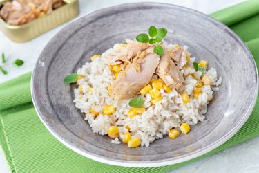 Fit Tuna Rice with Corn