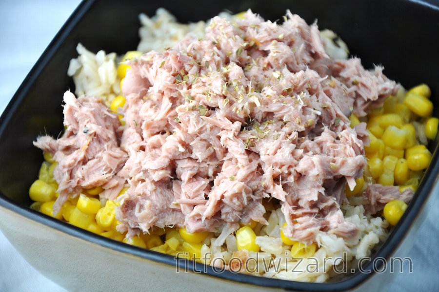 Fit Tuna Rice with Corn