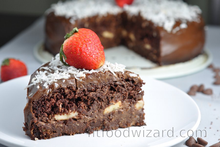 Healthy Chocolate Fitness Cake Chocoholic Fitfoodwizard Com
