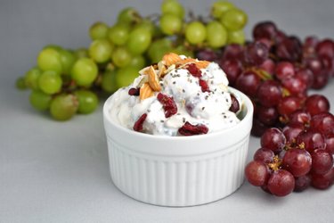 Light Grape Salad with Sour Cream