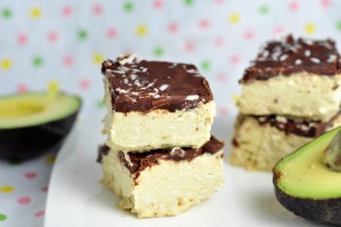 Healthy Avocado-Coconut Cubes