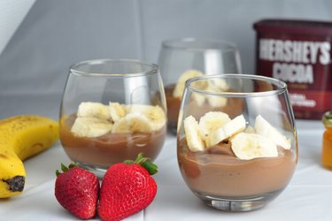 Healthy Chocolate Banana Pudding