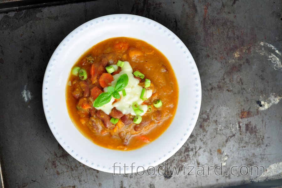 Thick Bean Soup with Sweet Potatoes