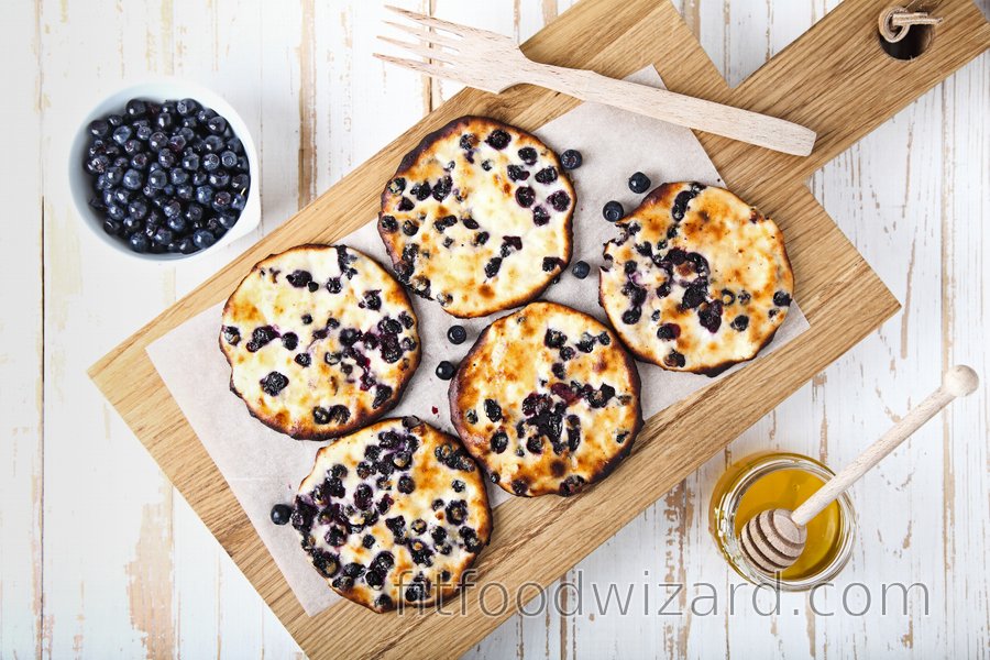 Baked Fitness Quark Pancakes With Protein Powder Fitfoodwizard Com