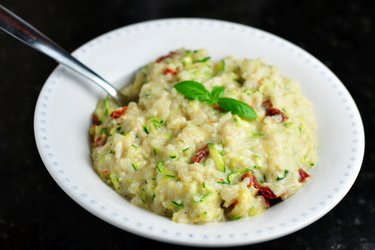 Light Creamy Zucchini Risotto