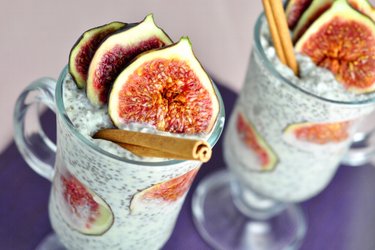 Healthy Fig Chia Seed Pudding with Coconut