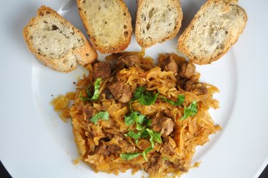 Beef Stew with Sauerkraut