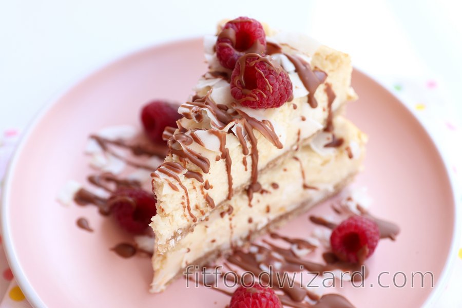 The best fit coconut cheesecake