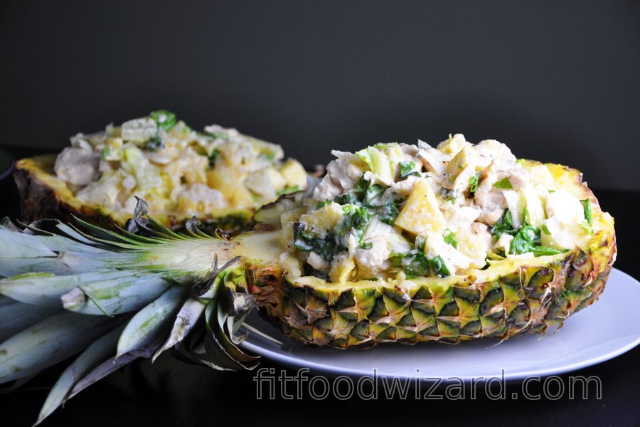 Fitness Chicken Breasts with Pineapple in Cheese Sauce