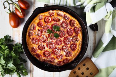 Low-carb tomato frittata