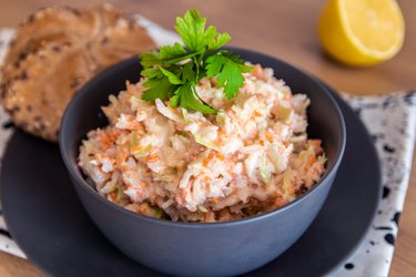 Skinny Healthy Coleslaw Salad