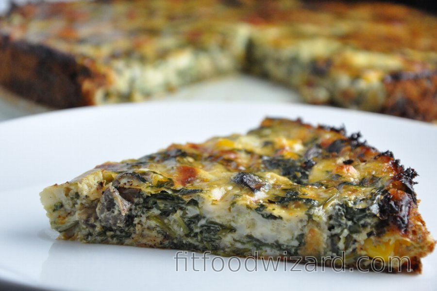 Gluten-Free Spinach Quiche