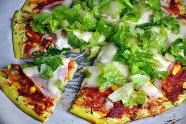 Healthy Zucchini Pizza Crust