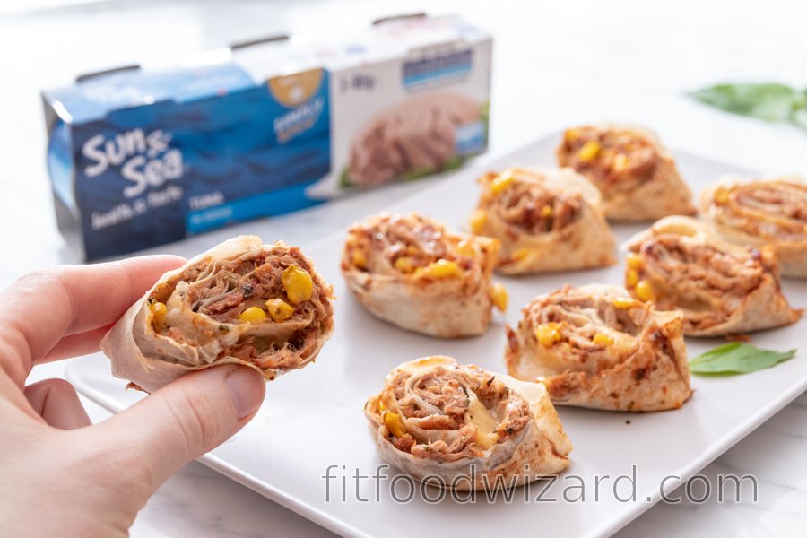 Fit pizza snails with tuna | fitfoodwizard.com