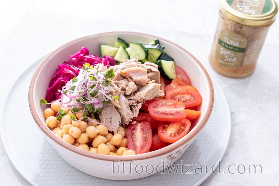 Quick tuna buddha bowls | fitfoodwizard.com