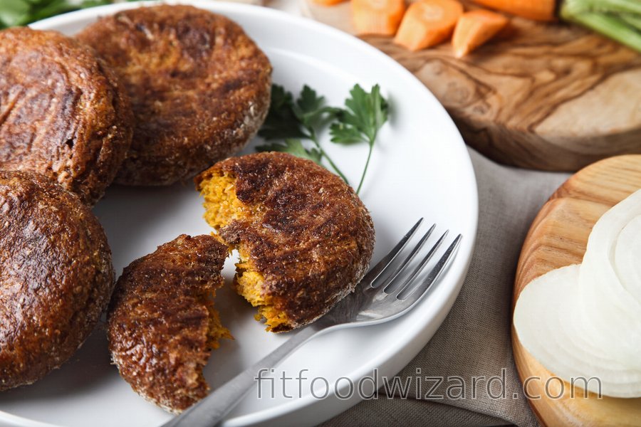 Healthy Baked Carrot Patties
