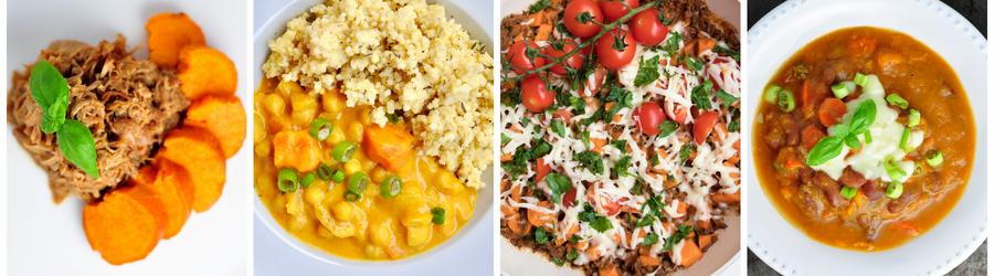 Healthy Sweet Potato Recipes for Dinner and Lunch